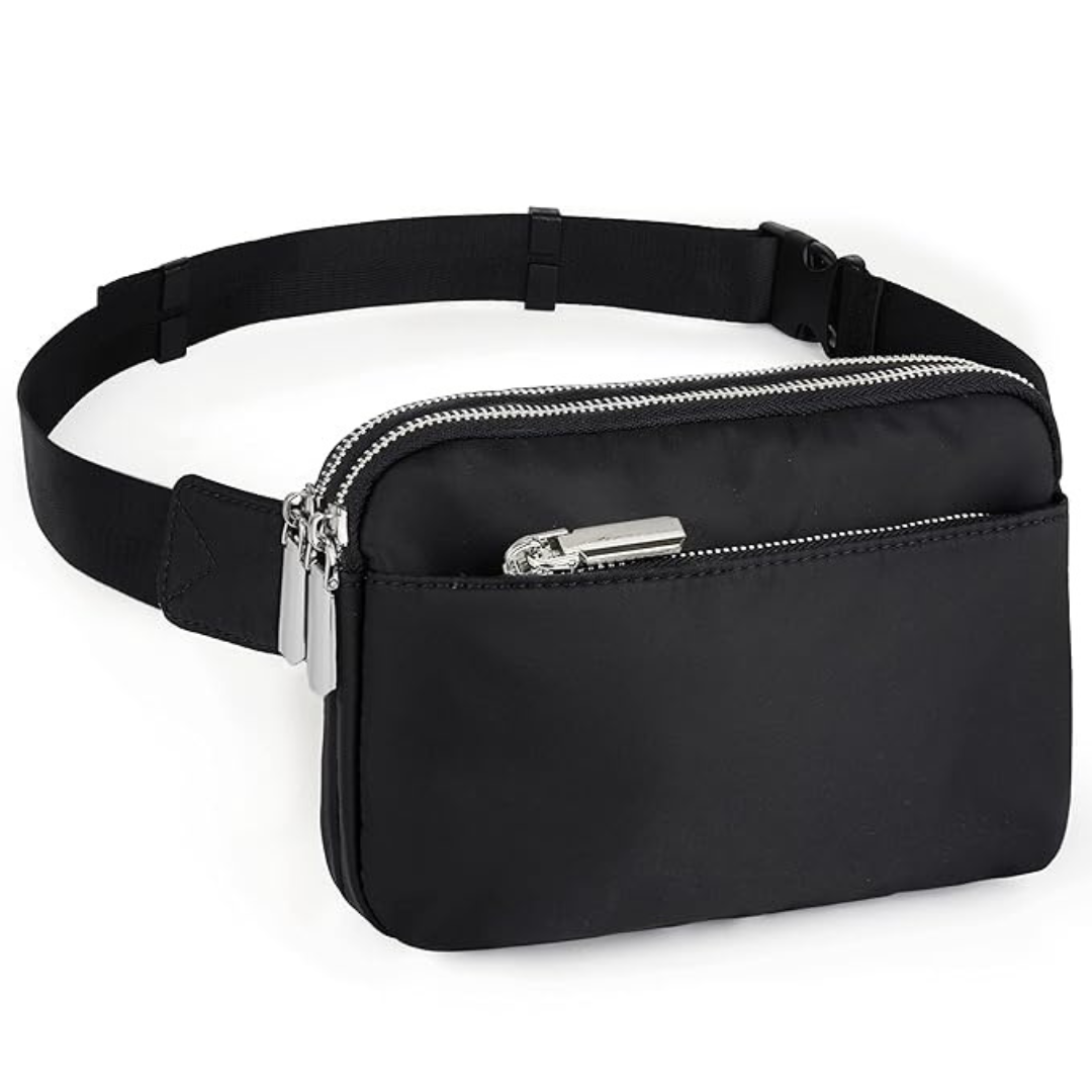 Black Obsidian Waist Bag