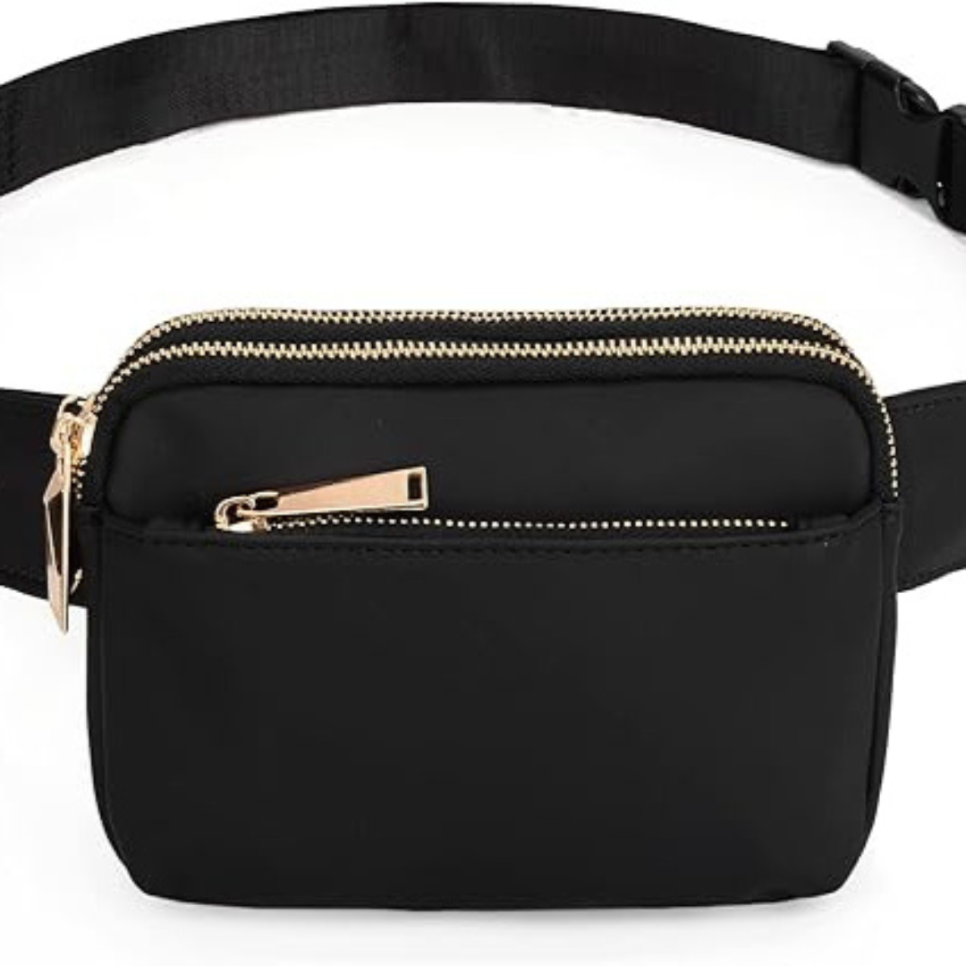 Black Obsidian Waist Bag