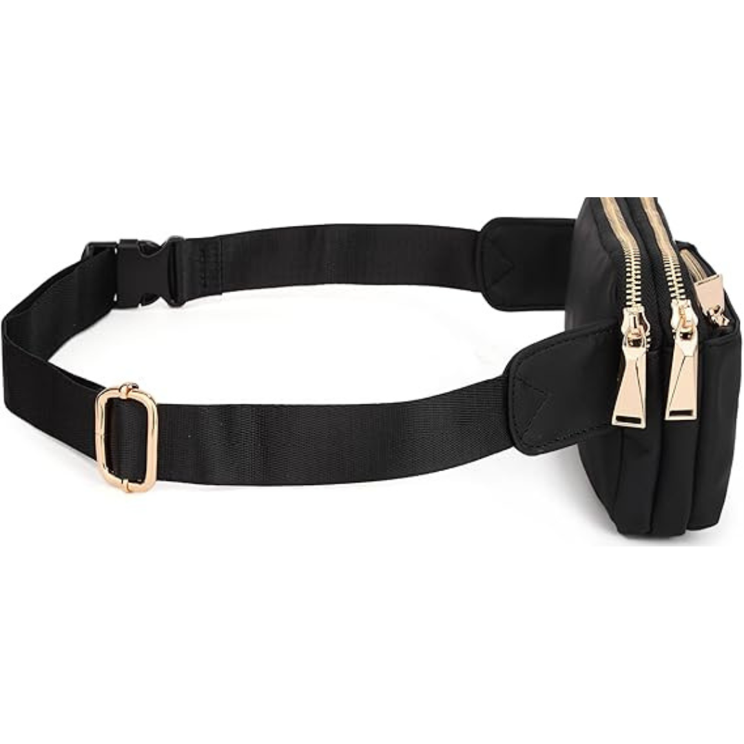 Black Obsidian Waist Bag