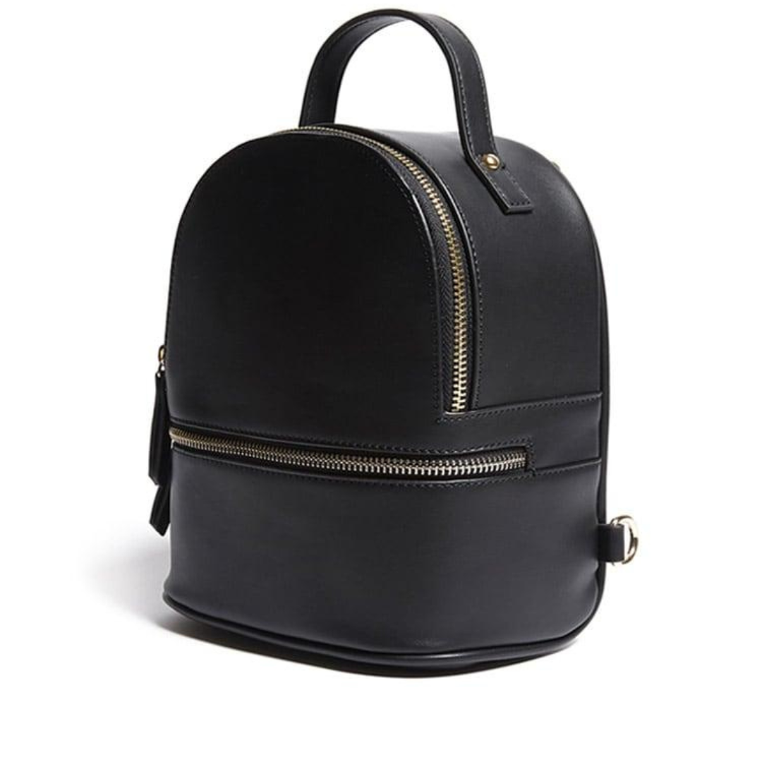 Black Pansy Backpack