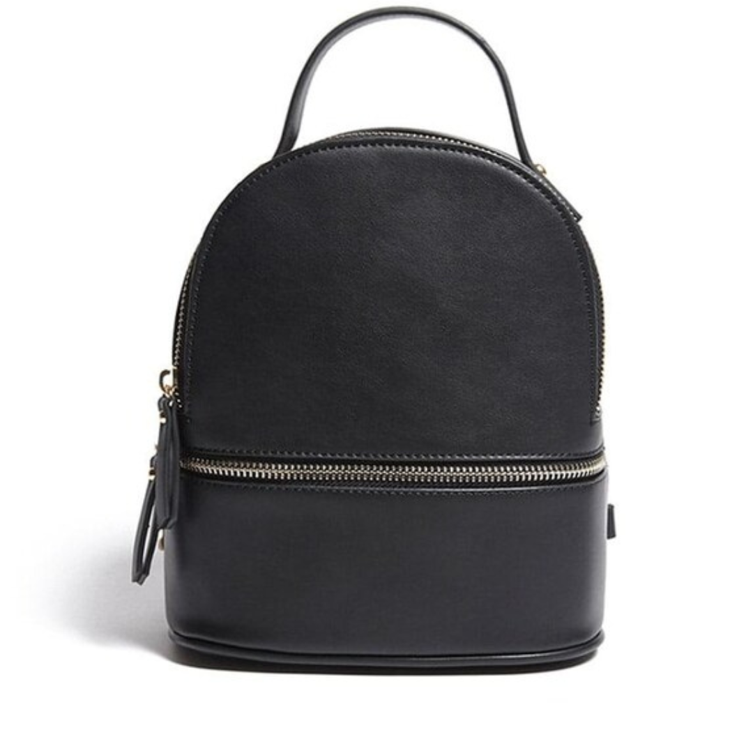 Black Pansy Backpack